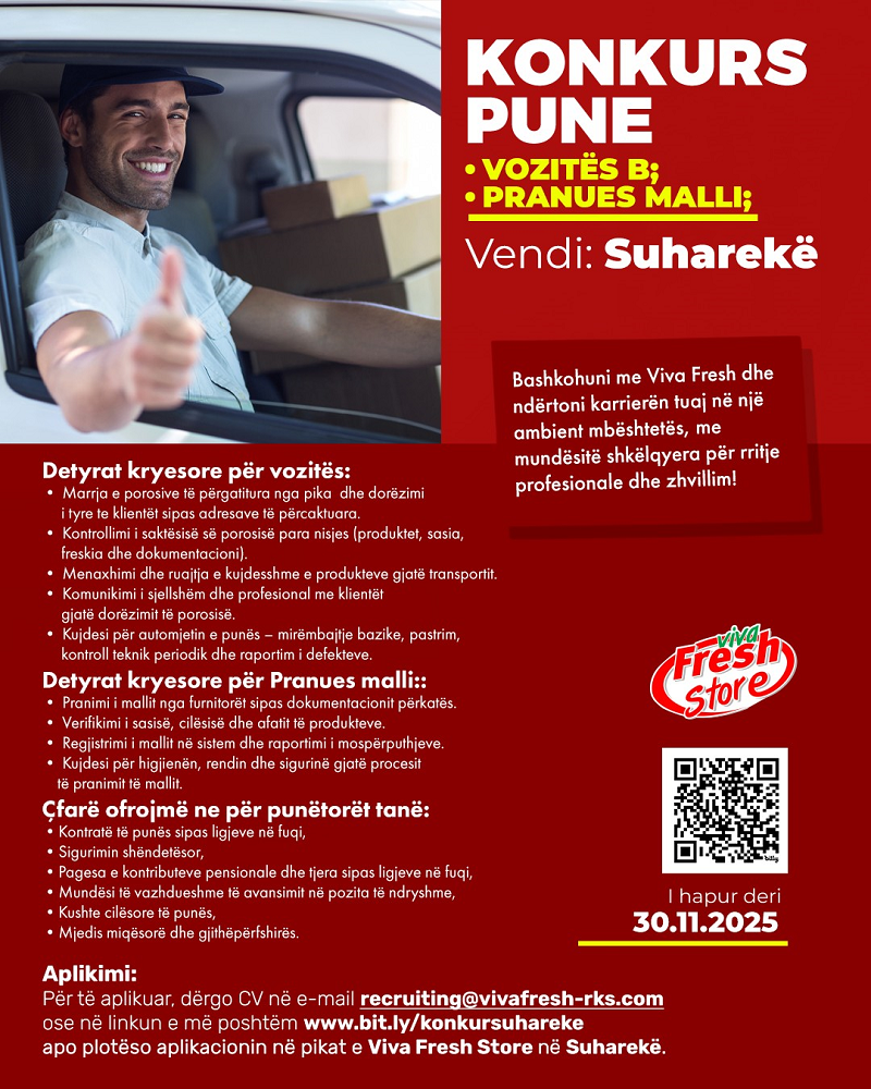 Vozitës Kategoria B, Pranues Malli - Suharekë